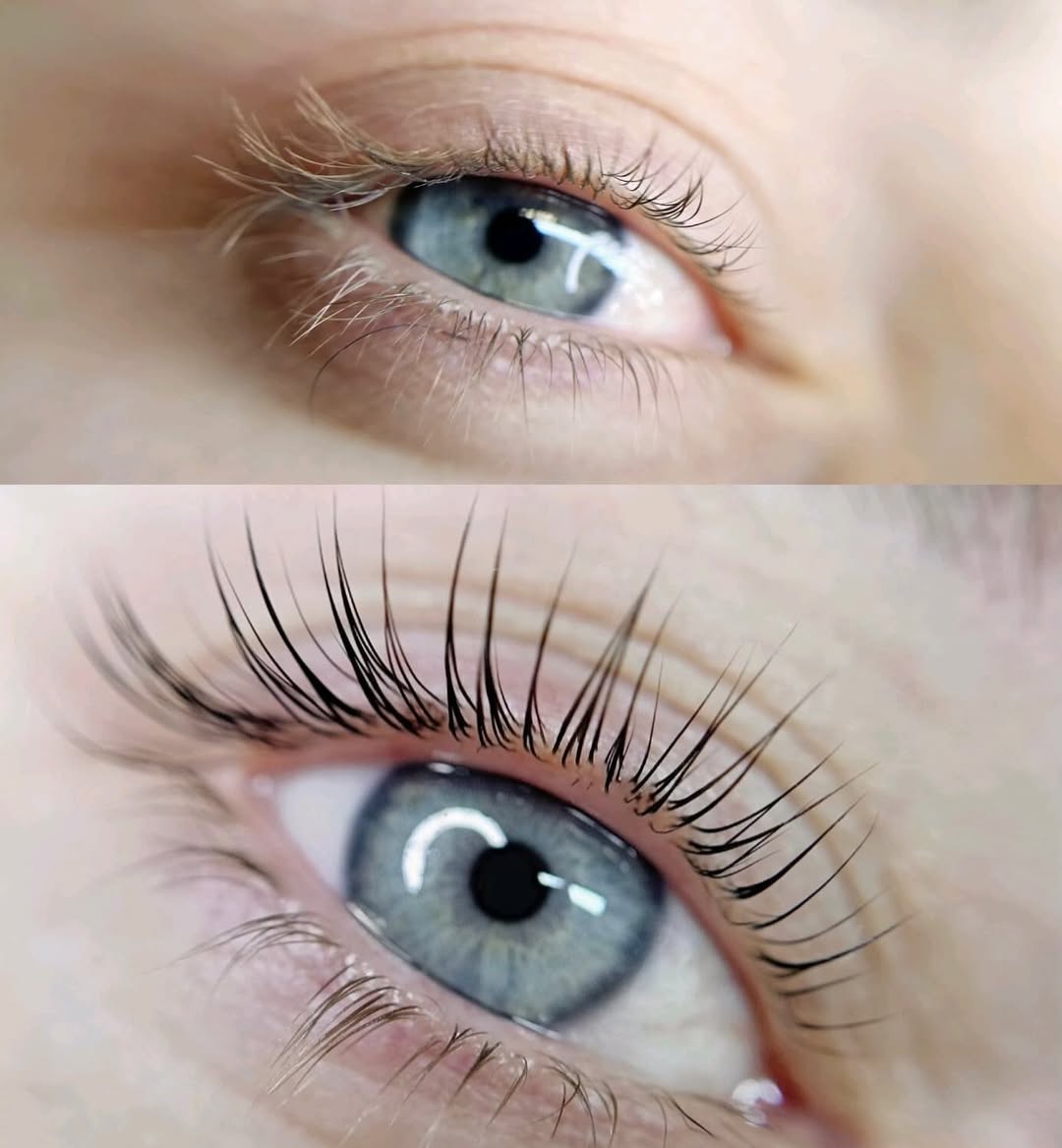 Antes e depois - Lash Lifting